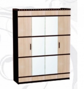 Шкаф 4-х дверный для одежды и белья "Ольга-13" в Муравленко - muravlenko.mebel-74.com | фото