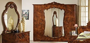 Шкаф 5-и дверный с зеркалами (20.145) Тициана (орех) в Муравленко - muravlenko.mebel-74.com | фото
