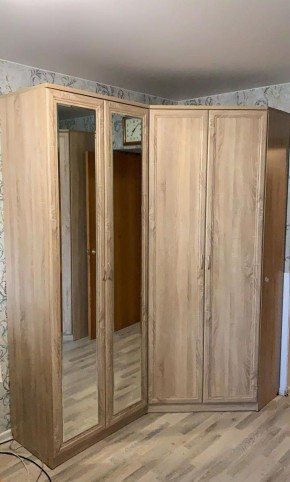 Шкаф для белья со штангой и полками арт.101 в Муравленко - muravlenko.mebel-74.com | фото