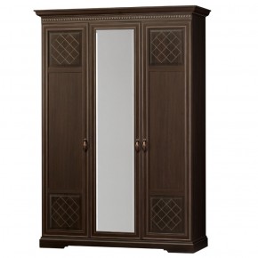 Шкаф для одежды 3-дверный №800 Парма Дуб нортон темный в Муравленко - muravlenko.mebel-74.com | фото