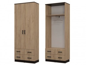 Шкаф «ЛОФТ» для одежды с 2-я ящиками в Муравленко - muravlenko.mebel-74.com | фото
