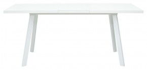 Стол ФИН 120 Белый, стекло/ Белый каркас М-City в Муравленко - muravlenko.mebel-74.com | фото