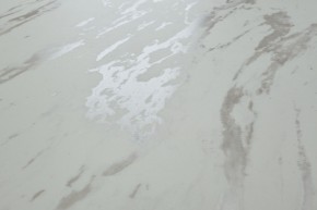 Стол RIETI 200 KL-99 Белый мрамор матовый, итальянская керамика / черный каркас, ®DISAUR в Муравленко - muravlenko.mebel-74.com | фото