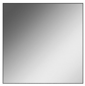 Зеркало Corsica 600х600 black без подсветки Sansa (SB1064Z) в Муравленко - muravlenko.mebel-74.com | фото