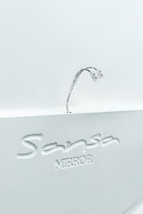 Зеркало Gia 75 white с подсветкой Sansa (SGa1044Z) в Муравленко - muravlenko.mebel-74.com | фото