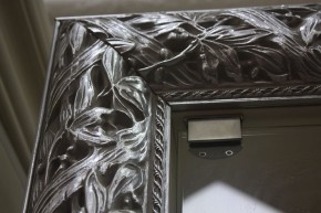 Зеркало Тиффани Premium черная/серебро (ТФСТ-2(П) в Муравленко - muravlenko.mebel-74.com | фото